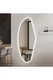 Boy Aynası Flora Saturn Dekoratif Boy Aynası Ledli Dokunmatik